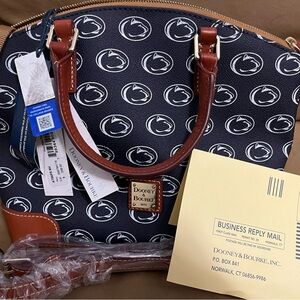 New with tags: Dooney & Bourke Penn State Charlie Bag